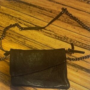 Elegant Black Leather Crossbody Bag